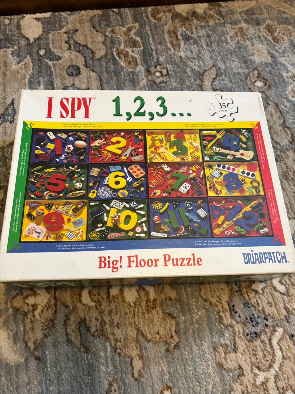I SPY 1,2,3 Big! Floor Puzzle - Colorful Educational Kids Toy